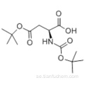 L-asparaginsyra, N - [(1,1-dimetyletoxi) karbonyl], 4- (1,1-dimetyletyl) ester CAS 1676-90-0
